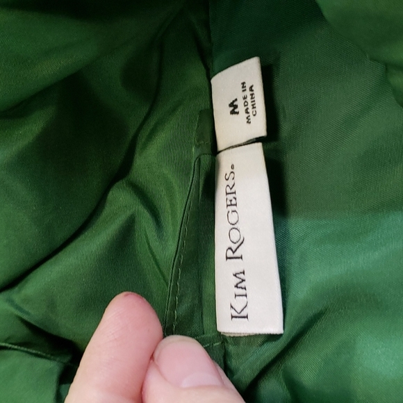 Kim Rogers Green Vest Size Med - Picture 4 of 4